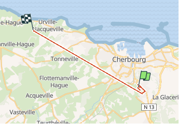 Randonnée Marche à Cherbourg-en-Cotentin: Écho vallée - SityTrail